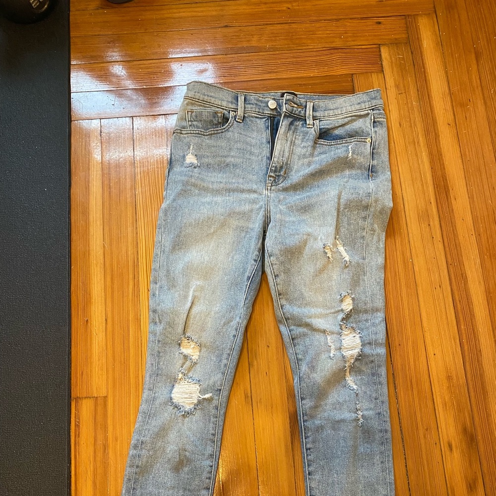 BDG Twig High Rise Jeans - Light wash, destroyed